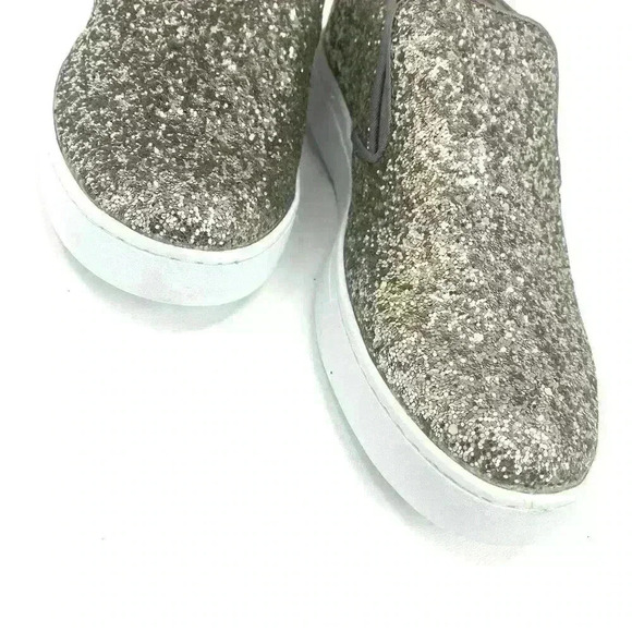 Joy and Mario Silver sparkle Espadrilles NWT EU 37.5 US 7 - Picture 4 of 8